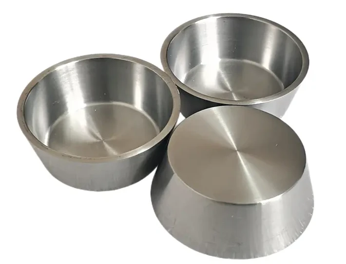 "Molybdenum crucible with lid high-temperature container for rare-earth metal melting and sintering