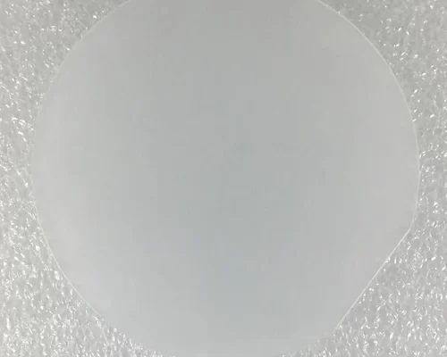 High-purity single crystal Sapphire Al2O3 optical window for high-pressure and broad UV-to-IR applications.