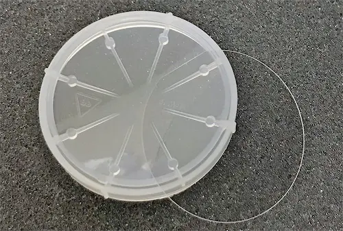 Lithium niobate LiNbO3 nonlinear optical crystal — Z-cut optical-grade wafer, 3-inch diameter, AR-coated for 1064nm SHG frequency doubling