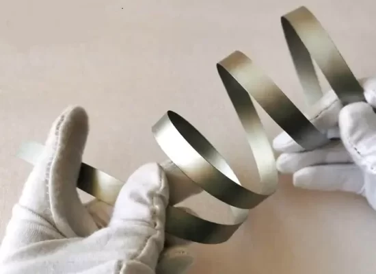 Nitinol strip ASTM F2063 — superelastic TiNi flat annealed sheet manufacturer