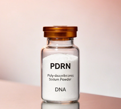 High-purity PDRN (polydeoxyribonucleotide / sodium DNA) powder available in medical grade and cosmetic grade. Molecular weight 200-600 k Da for skin regeneration, wound healing, anti-aging, and hair restoration.