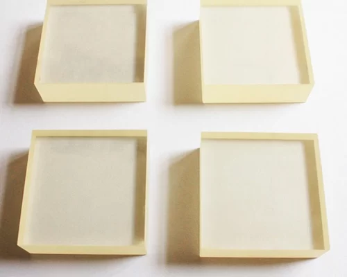 CVD ZnS window 50.8mm diameter — water-clear zinc sulfide IR optic for FLIR thermal imaging multispectral window